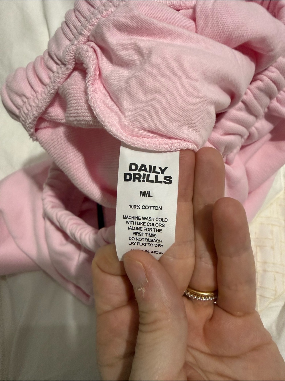 Daily Drills Sweat Shorts Cupid New - Picture 2 of 5